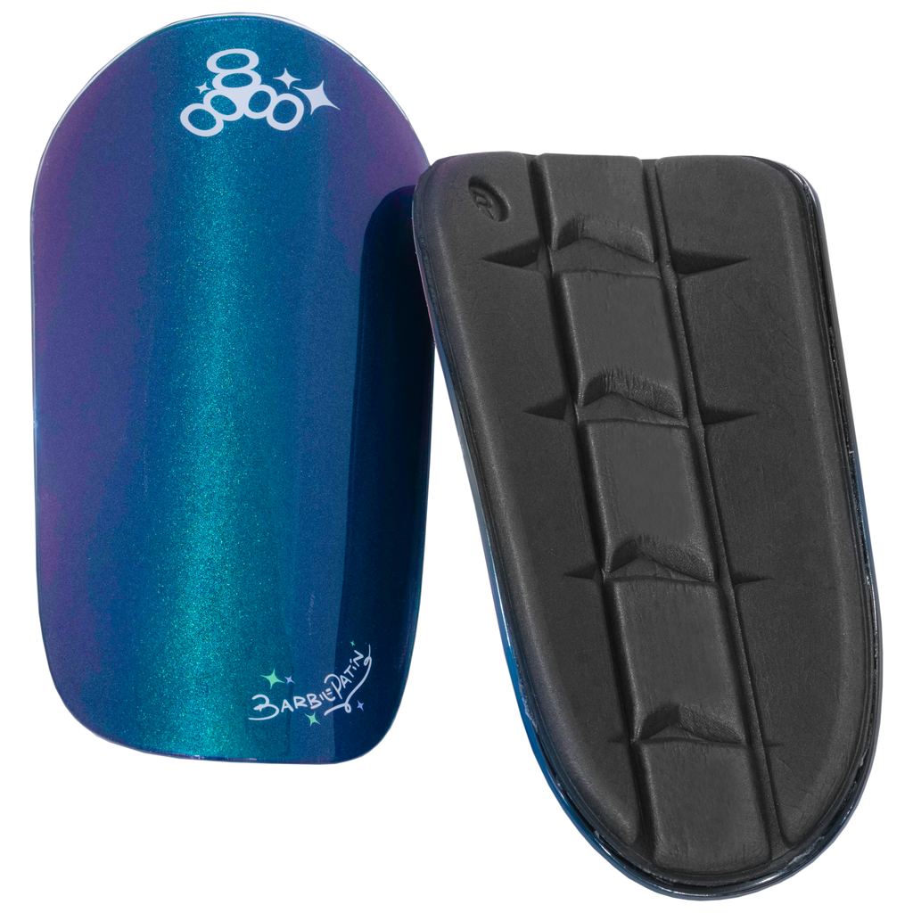 Triple 8 Sock Shin Guards Barbie Patin Signature Edition Black Stripe