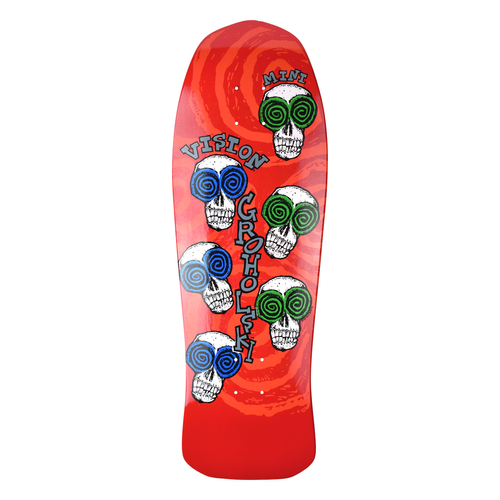 Vision Groholski Mini Skeleton Deck - 9.75" x 30"
