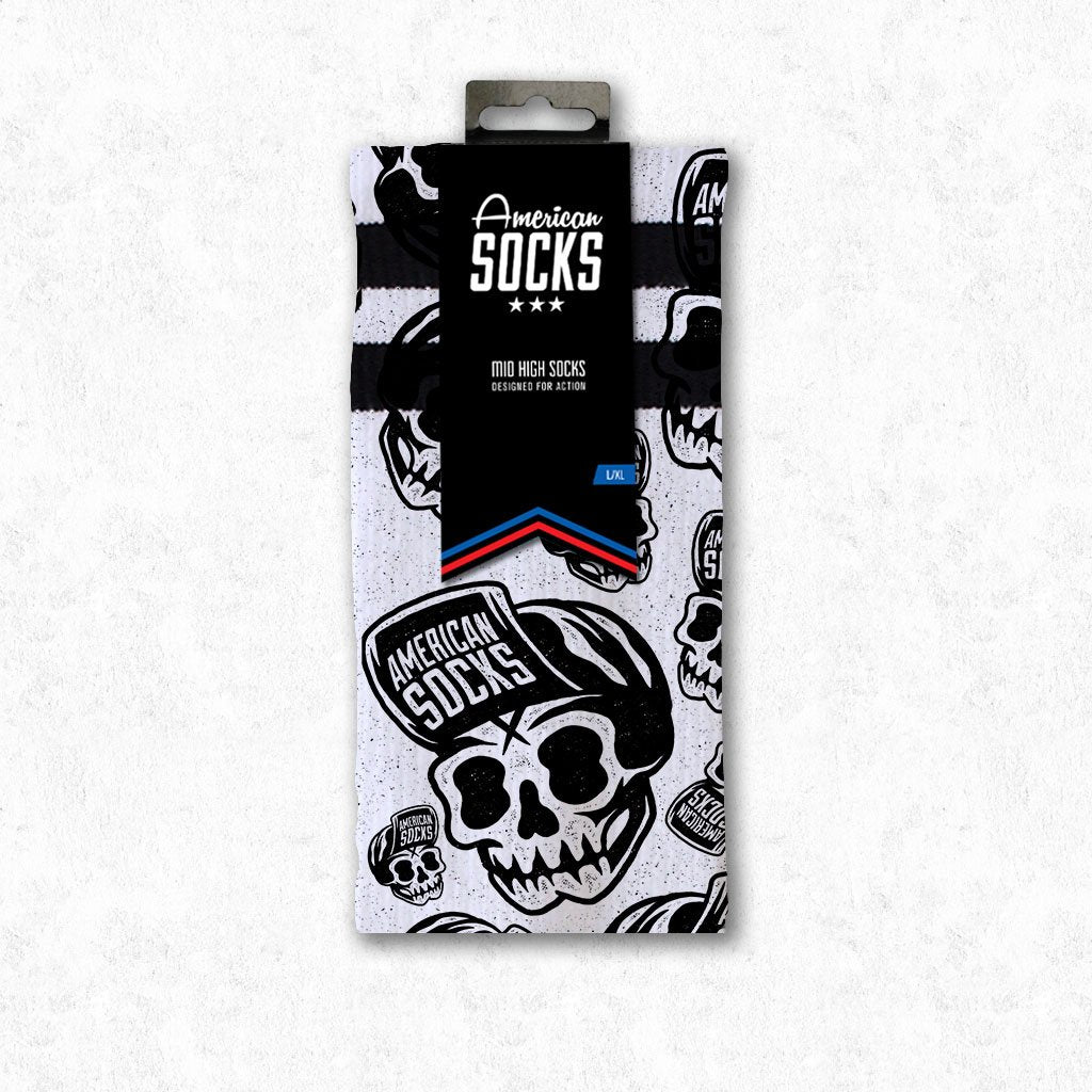 American Socks Signature Skater Skull Mid