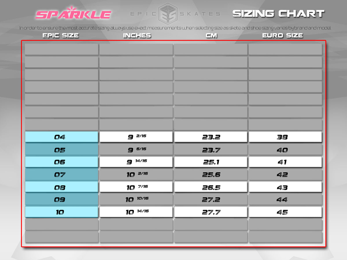 Epic Sparkle Pink Roller Skates