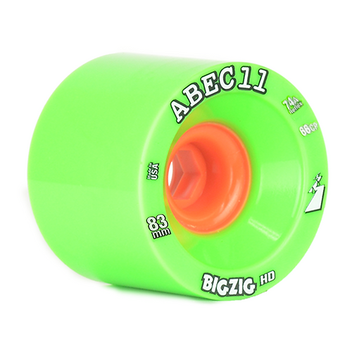 ABEC 11 Wheels Big Zig HD 83mm Green 4 Pack