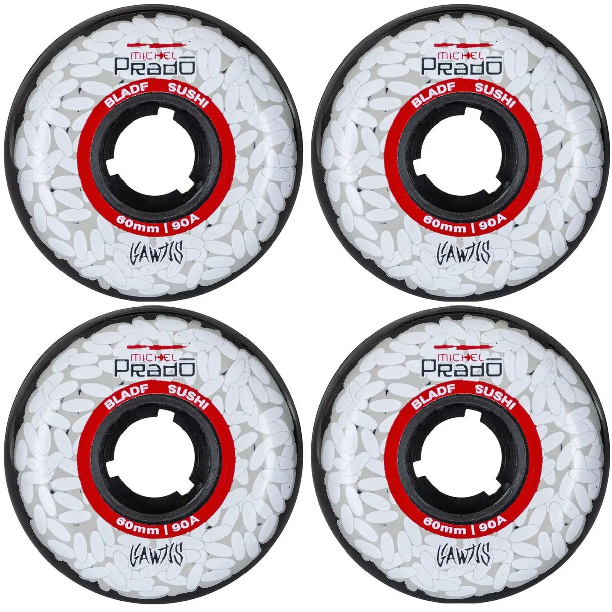 Gawds Michel Prado II Wheels 60mm 90a 4 Pack