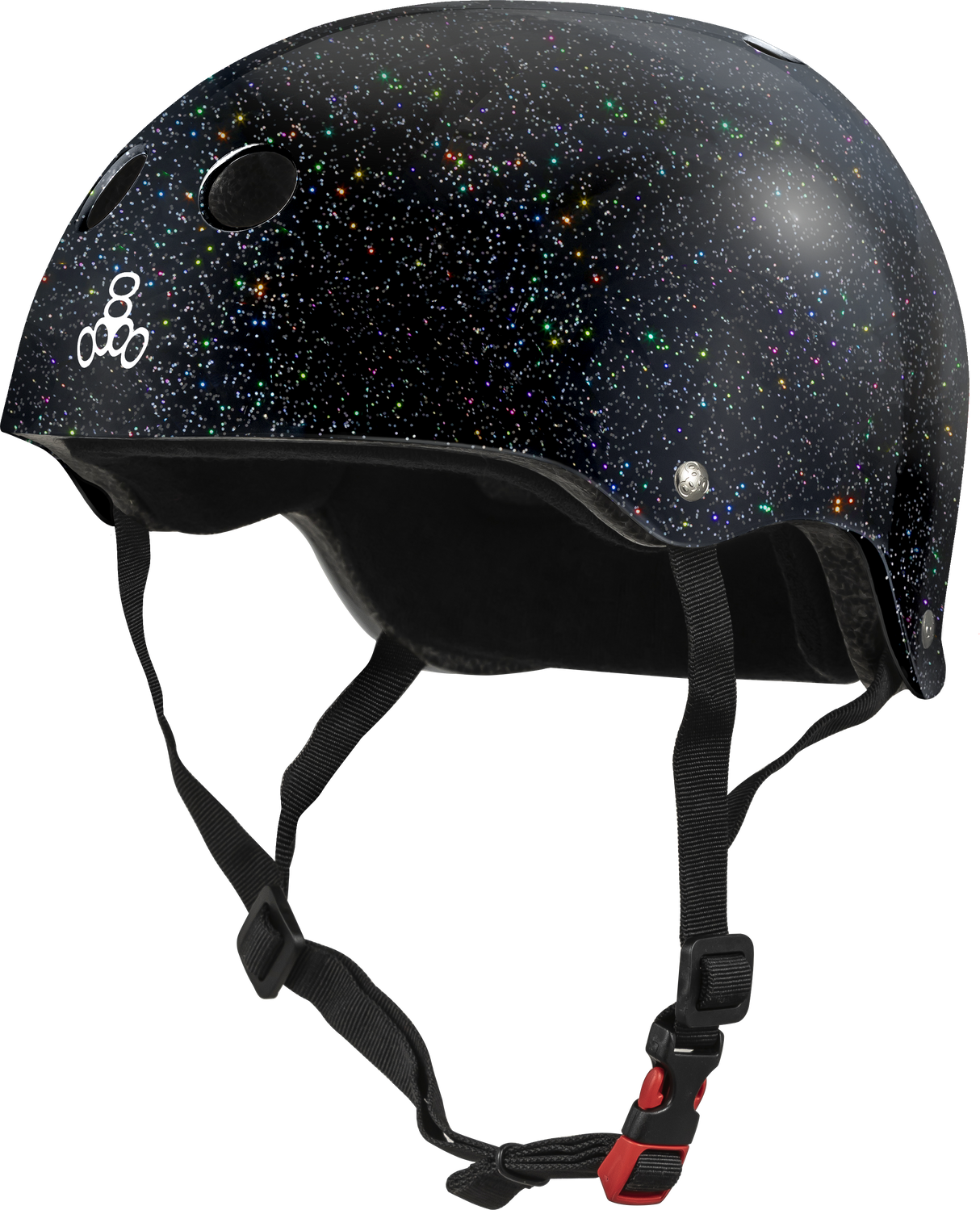 Triple 8 THE Certified Helmet SS Black Glitter