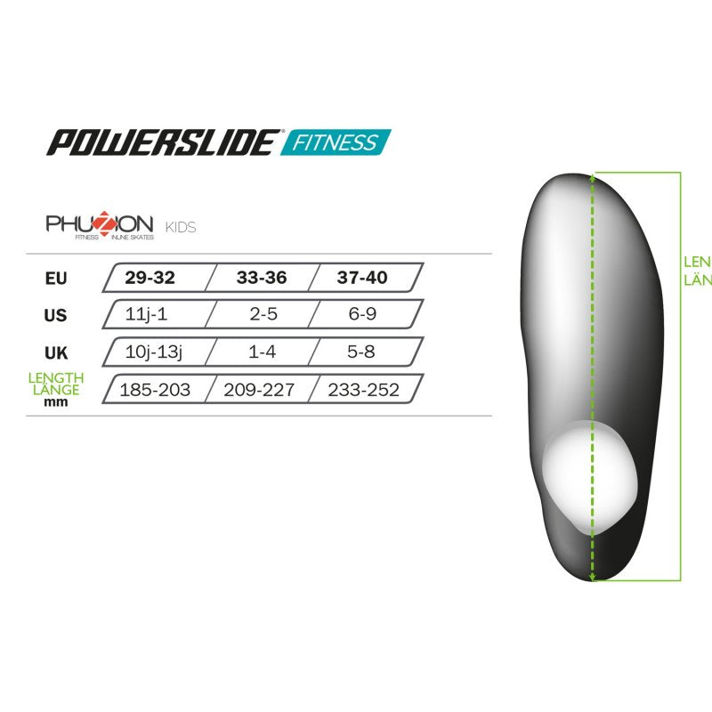 Powerslide Phuzion Galaxy II Girls Inline Skates (Only size 29-32 left now)