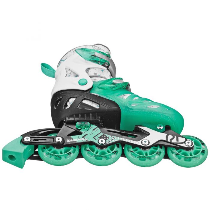 RDS Tracer Mint/White Girls Adjustable Inline Skates