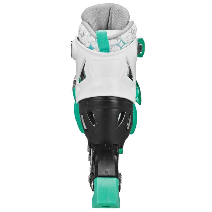 RDS Tracer Mint/White Girls Adjustable Inline Skates