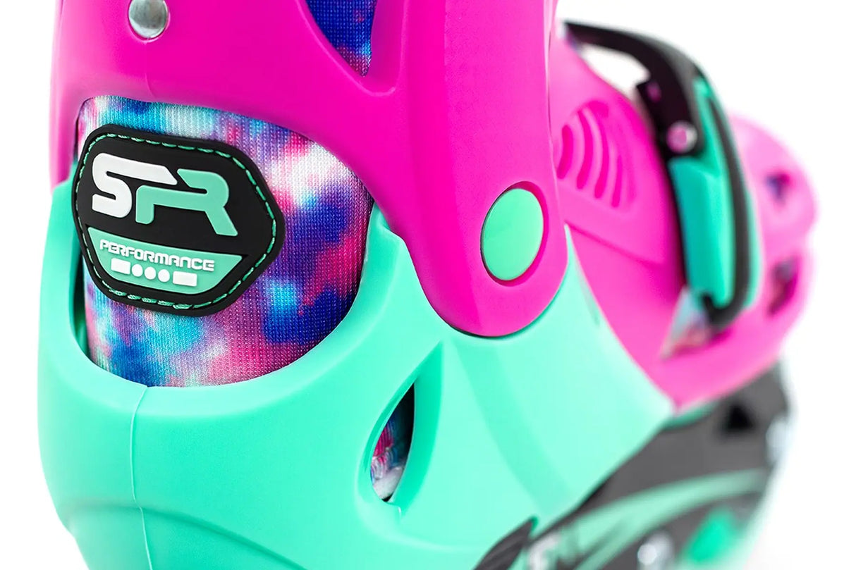 SFR Cyclone II Adjustable Inline Skate Tie Dye