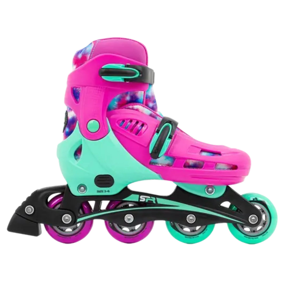 SFR Cyclone II Adjustable Inline Skate Tie Dye
