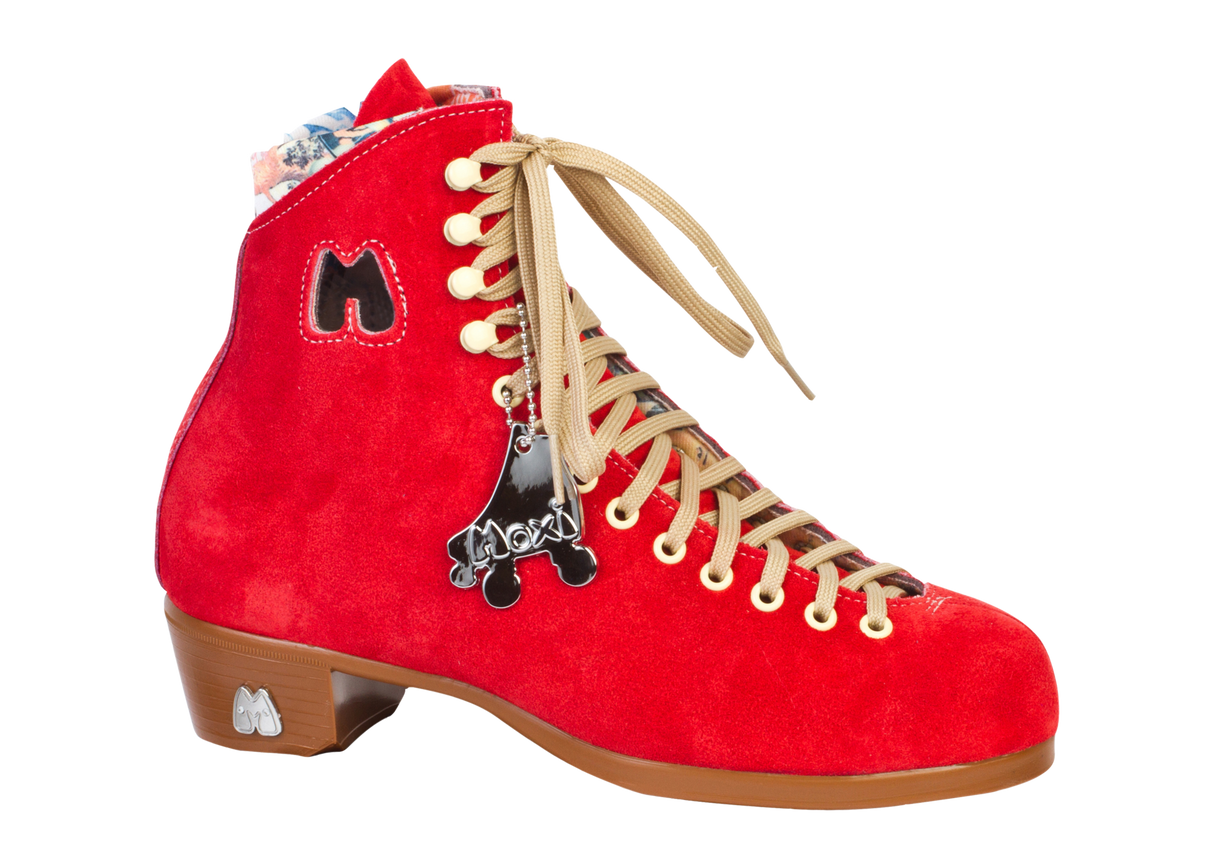 Moxi Lolly Roller Skate Boots Poppy Red