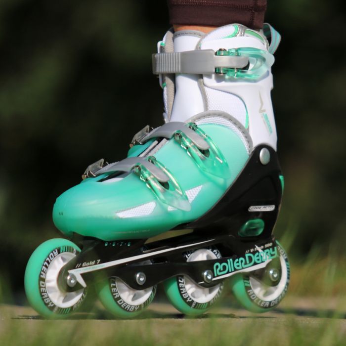 RDS V-Tech 500 Girls Mint Adjustable Inline Skates