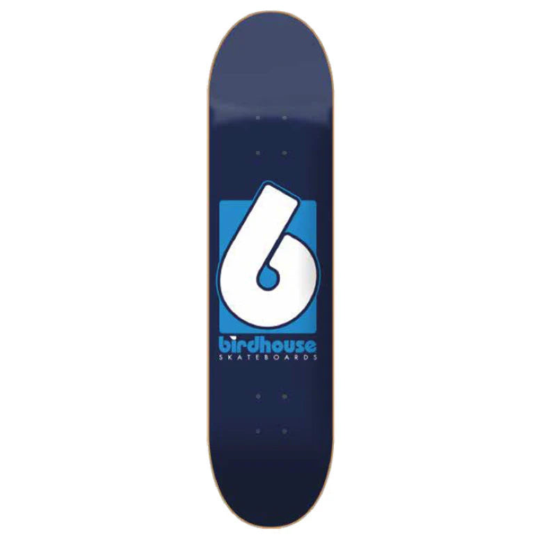Birdhouse B Logo Blue Skateboard Deck 8.38 in