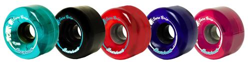 Suregrip Fame Outdoor Roller Skates Black with Outdoor Wheels