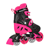 RDS Tracer Black/Pink Adjustable Inline Skates