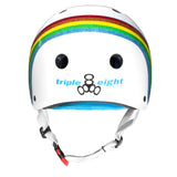 Triple 8 THE Certified Helmet SS Rainbow Sparkle White