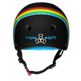 Triple 8 THE Certified Helmet SS Rainbow Sparkle Black