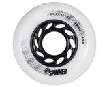 Powerslide Spinner Wheels 68mm 88a Matte White 4 Pack