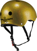 Triple 8 THE Certified Helmet SS Gold Glitter