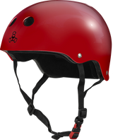 Triple 8 THE Certified Helmet SS Scarlet Red Glossy