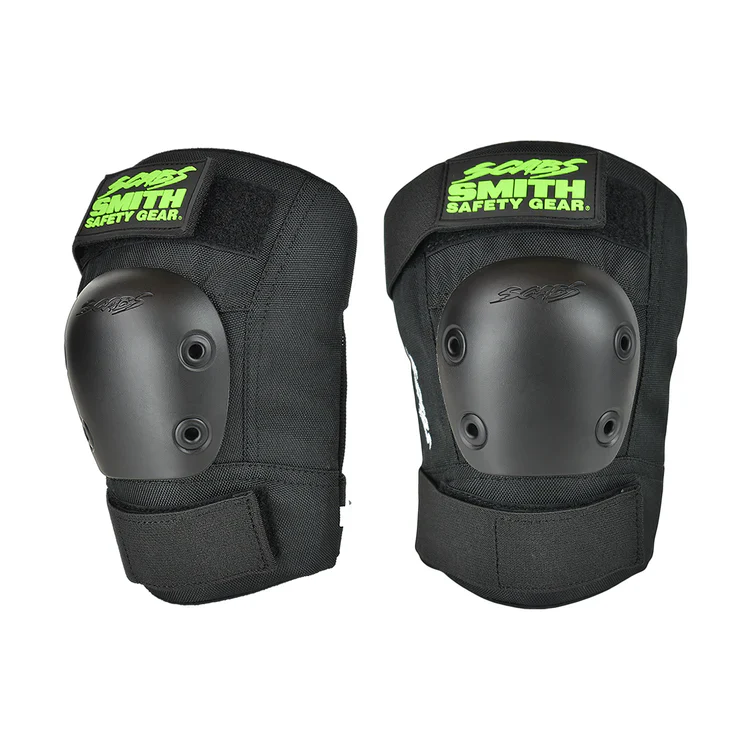 Smith Scabs Junior Pro Elbow Pad Black w Black Caps