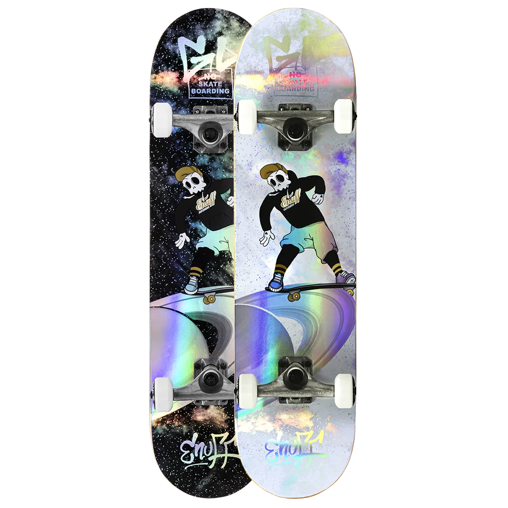 Enuff Skully Hologram Skateboard 7.75" Complete