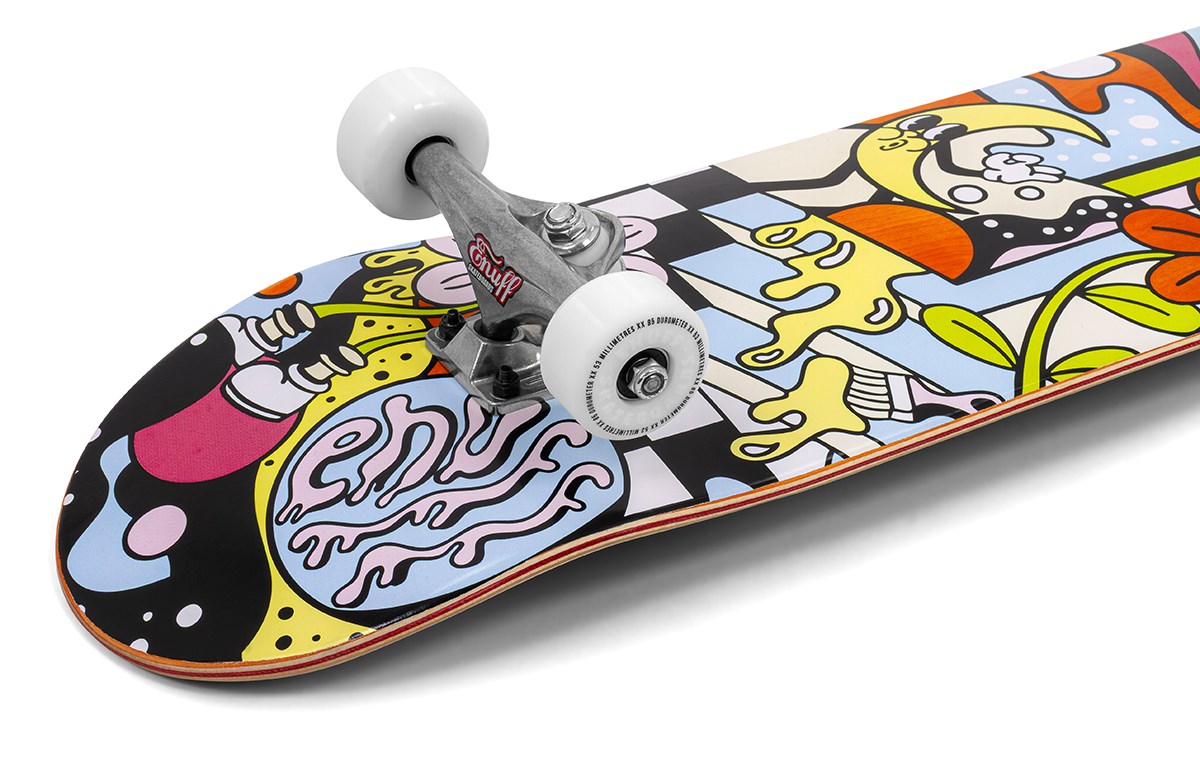 Enuff Meltworld Skateboard 7.75" Complete
