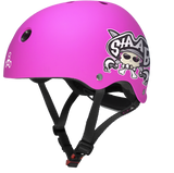 Triple 8 Lil 8 Certified Youth Staab Helmet Neon Pink Rubber