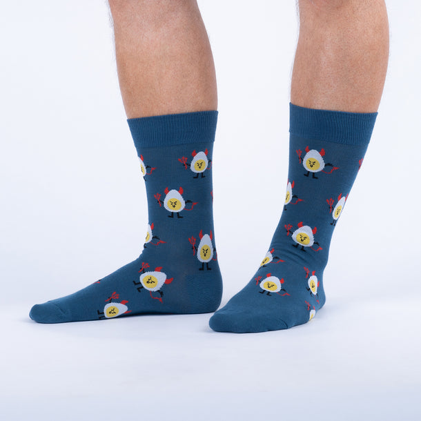 Sock it to Me "Deviled Eggs" Mens Crew Socks