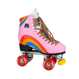 Moxi Rainbow Rider Pink Heart Roller Skates