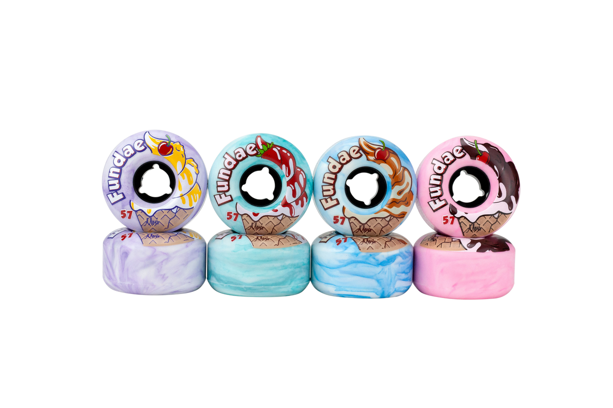 Moxi Fundae Hybrid Wheels 57mm  4 Pack