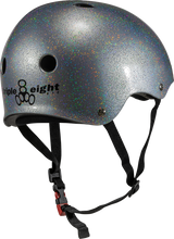 Triple 8 THE Certified Helmet SS Silver Glitter