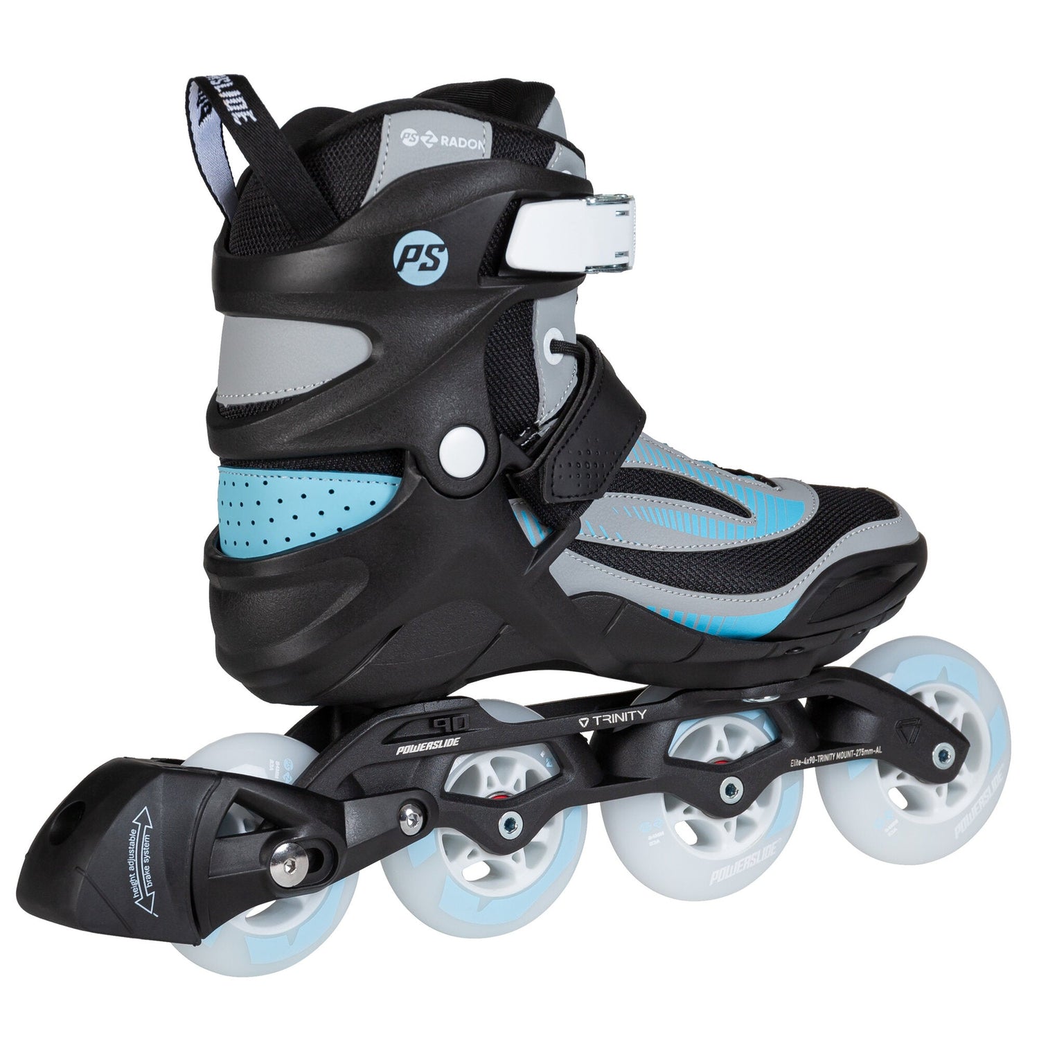 Powerslide Phuzion Radon Slate Grey 84 Inline Skates