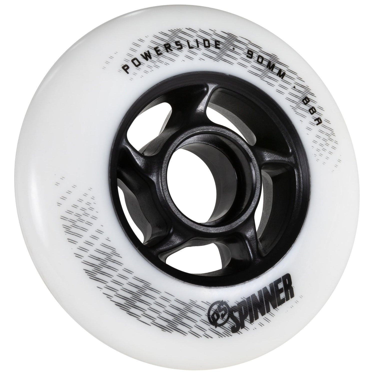 Powerslide Spinner Wheels 90mm 88a White 4 Pack