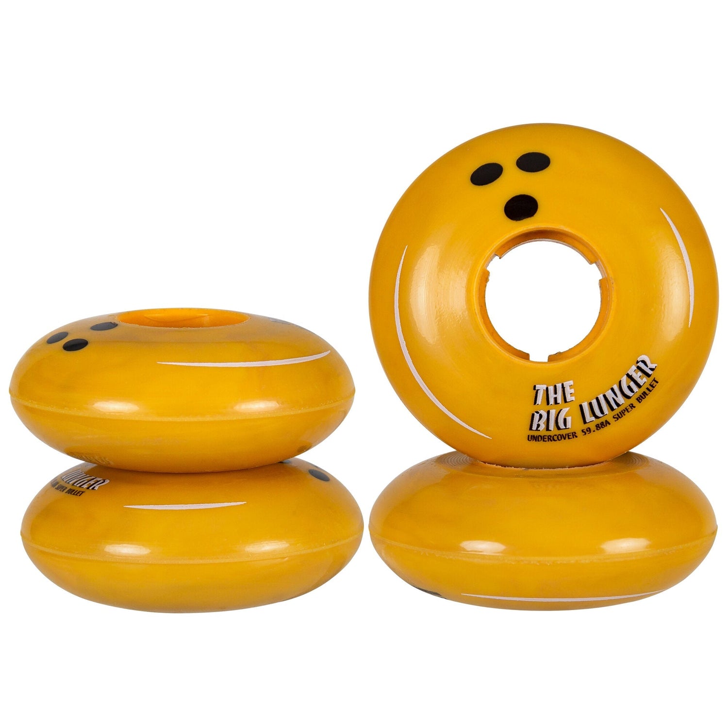 Undercover Joey Lunger Movie Inline Wheels 59mm 88a 4pack Yellow