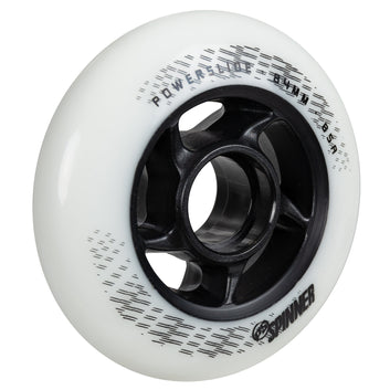 Powerslide Spinner Wheels 84mm 85a White - 4pack