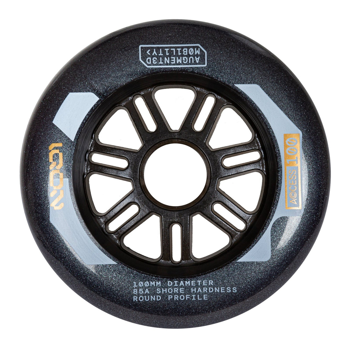 IQON Access Inline Wheels Dark Grey - 3pack