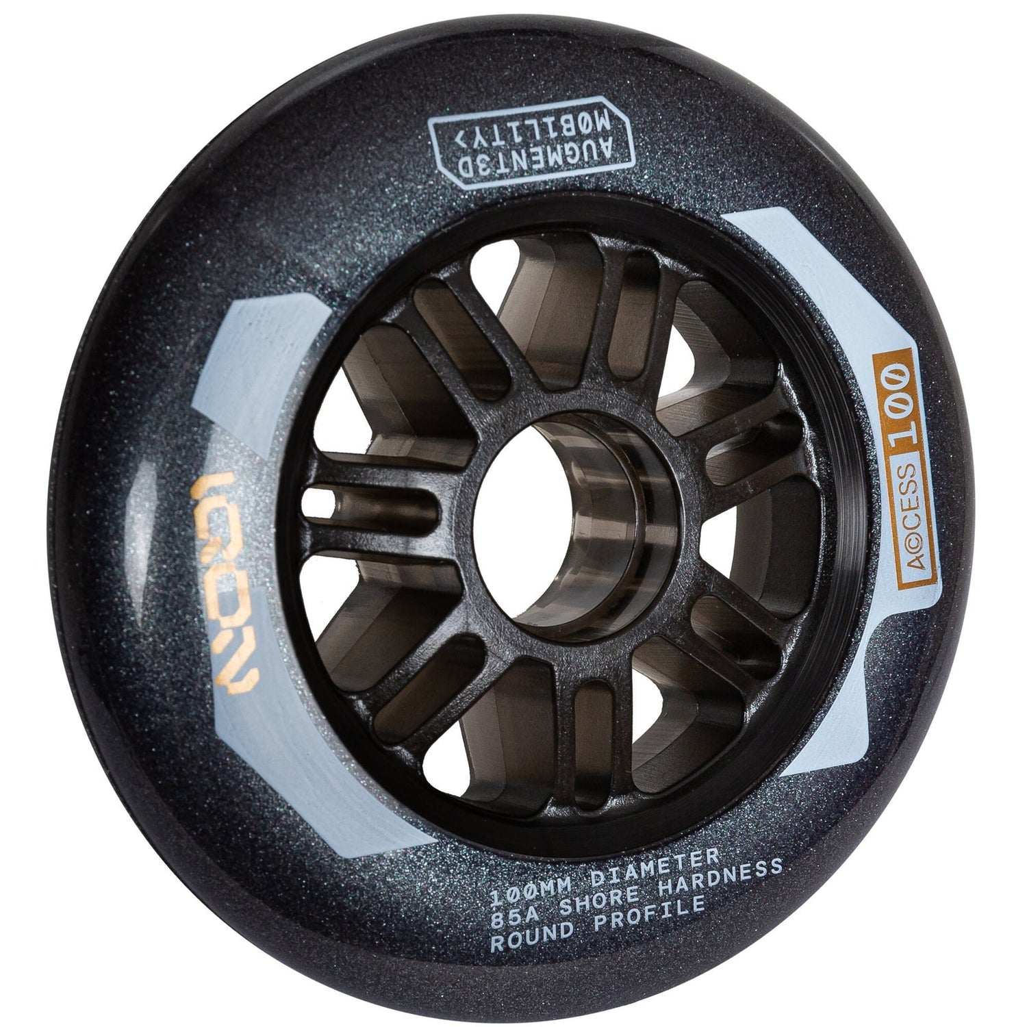IQON Access COMBO Inline Wheels Dark Grey - 3pack