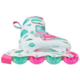 RDS Ion 7.2 White/Pink/Mint Adjustable Inline Skates