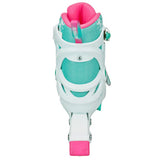 RDS Ion 7.2 White/Pink/Mint Adjustable Inline Skates