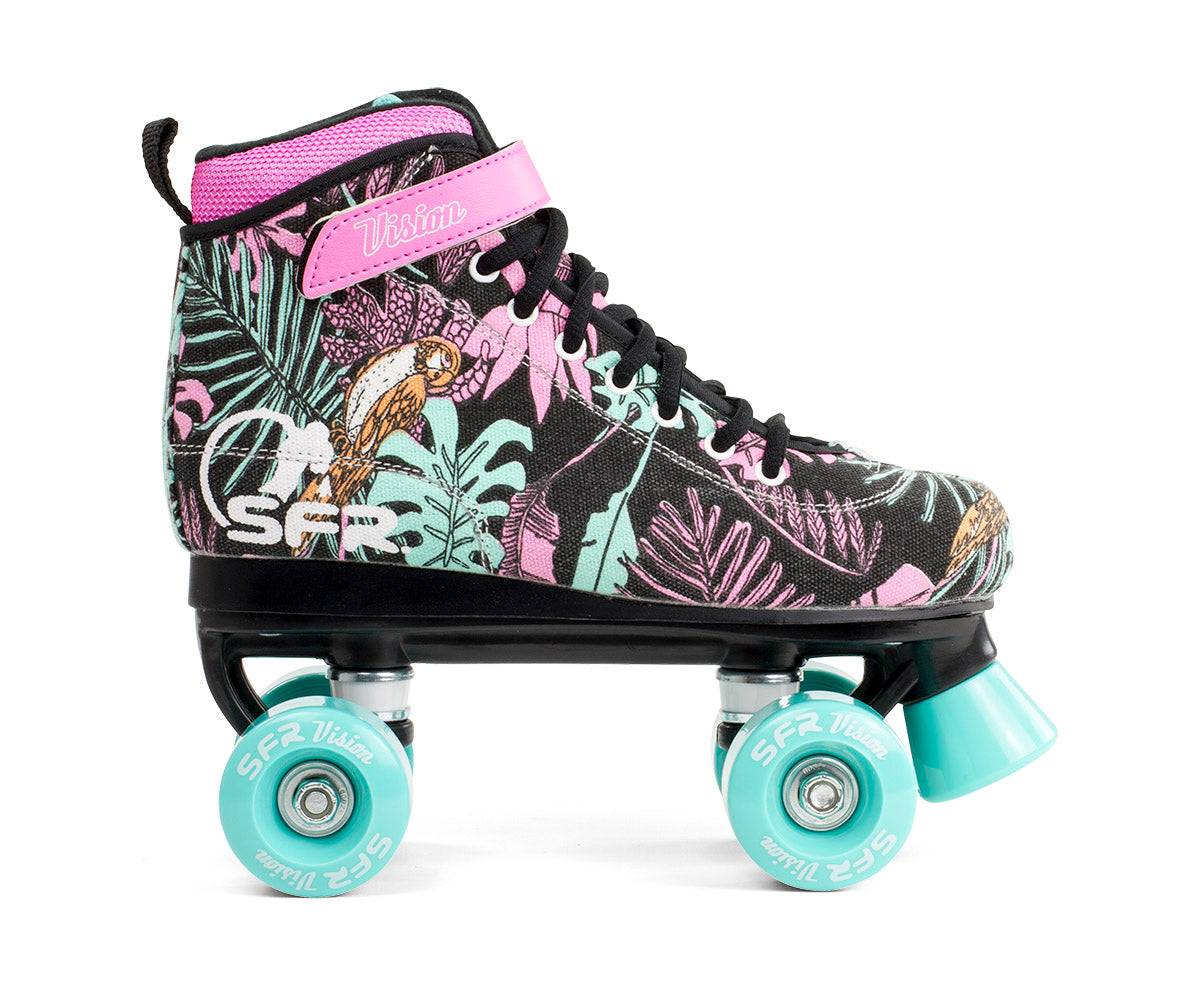 SFR Vision Canvas Floral Quad Skates