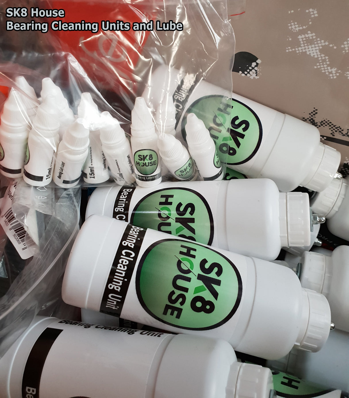 Bearing Cleaning Bottle - (Your Own Store Name) Minimum Order QTY 12