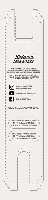 Slamm Scooter Griptape 5"x22"
