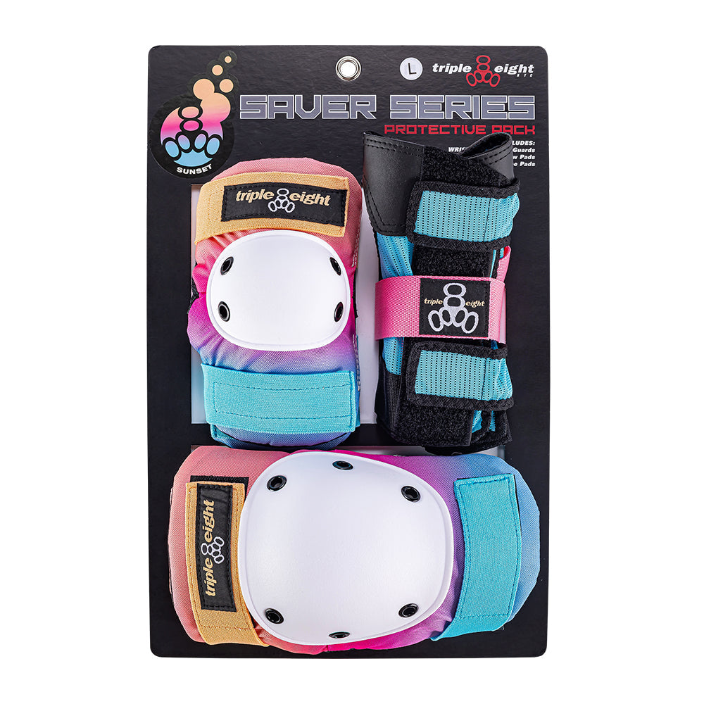 Triple 8 Tri Pack Saver series Junior Sunset Pad Set