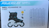 Powerslide Swell 100mm Aquamarine Inline Skates