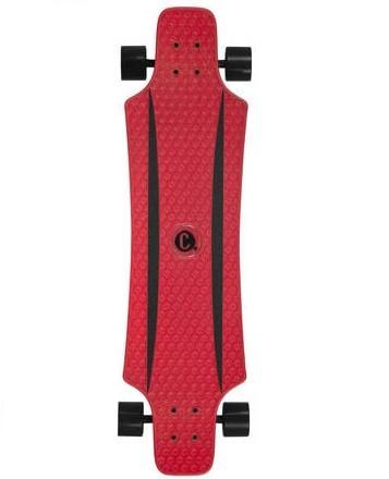 Choke Juicy Susi Long John Skateboard Red 36x9"