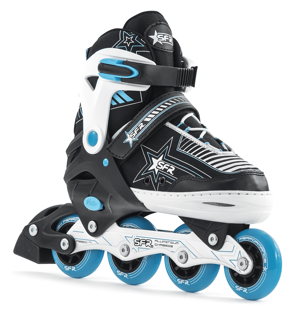 SFR Pulsar Adjustable Inline Skates Blue