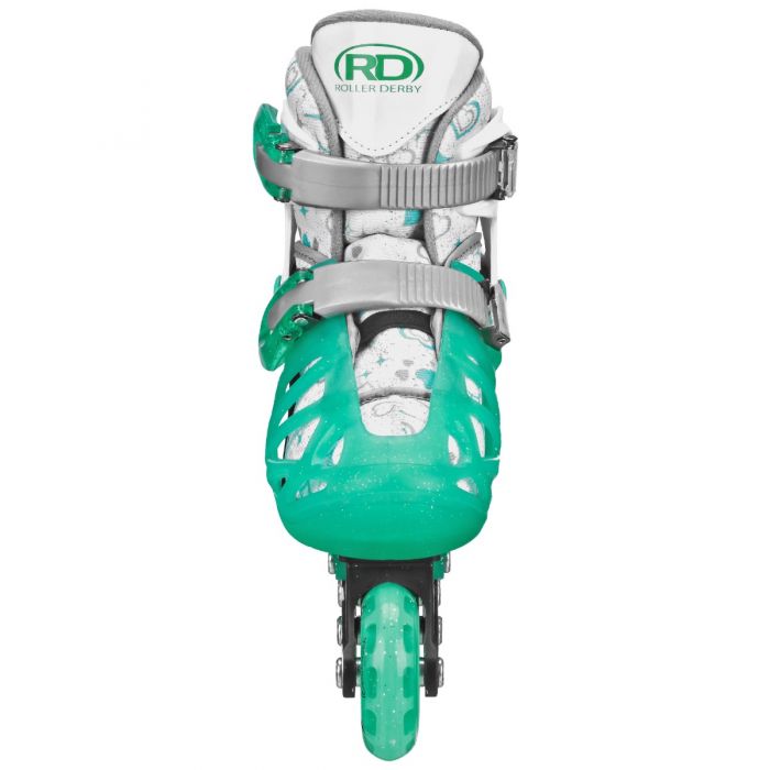 RDS Tracer Mint/White Girls Adjustable Inline Skates