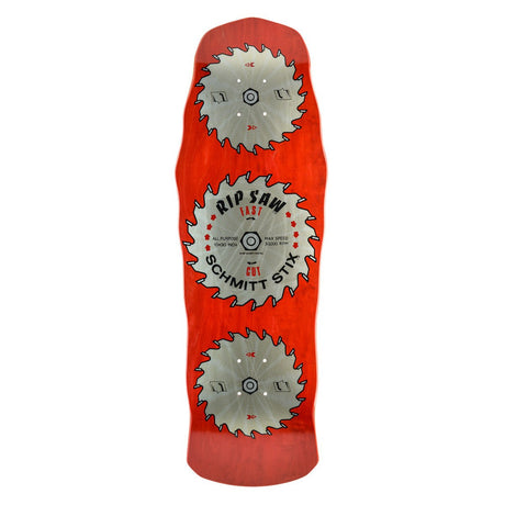 Schmitt Stix Ripsaw Modern Concave Deck- 10"x30"- Red