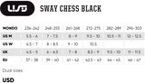 USD Sway Chess Black Aggressive Inline Skates